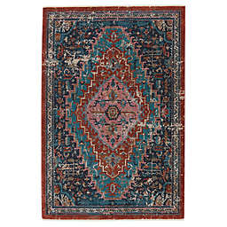Vibe by Jaipur Living Marielle 5' x 7'6 Area Rug in Blue/Rust