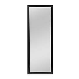 Neutype 43-Inch x 16-Inch Full-length Wall-Mounted Hanging Door Mirror in Black