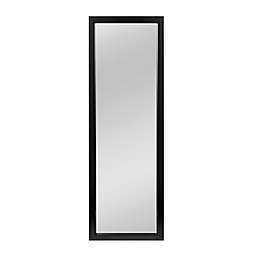 NeuType 51-Inch x 16-Inch Full-Length Hanging Door Mirror in Black
