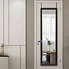 Alternate image 2 for Neutype 55-Inch x 16-Icnch Full-Length Wall-Mounted Hanging Door Mirror in Black