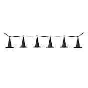 16.34-Inch Pop-Up Witch Hats Garland in Black