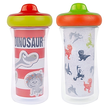 The First Years&trade; Disney&reg; Pixar Good Dinosaur 2-Pack 9 oz. Insulated Sippy Cups. View a larger version of this product image.
