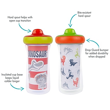 The First Years&trade; Disney&reg; Pixar Good Dinosaur 2-Pack 9 oz. Insulated Sippy Cups. View a larger version of this product image.
