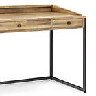 Alternate image 4 for Simpli Home Ralston Solid Acacia Wood Desk in Distressed Golden Wheat
