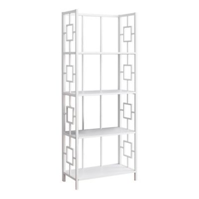 White Bedroom Bookcase Bed Bath Beyond, Sauder Pogo Bookcase Footboard In Soft White And Daylight Bulbs