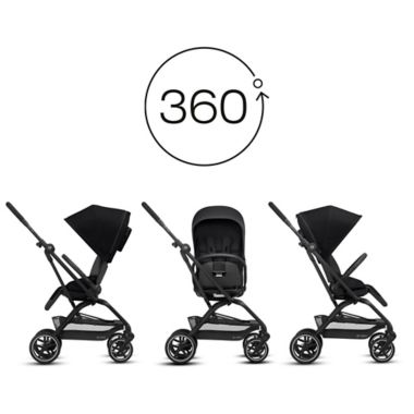 CYBEX Eezy S Twist+ 2 Single Stroller in Black | Bed Bath and