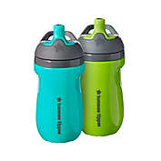 Tommee Tippee&reg; Two-Pack 9 oz. Insulated Toddler Sportee Bottle in Turquoise/Green