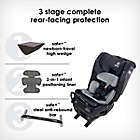 Alternate image 1 for Diono radian&reg; 3QX Ultimate 3 Across All-in-One Convertible Car Seat in Black
