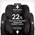 Alternate image 4 for Diono radian&reg; 3QX Ultimate 3 Across All-in-One Convertible Car Seat in Black