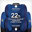 Alternate image 3 for Diono radian&reg; 3QX Ultimate 3 Across All-in-One Convertible Car Seat in Blue
