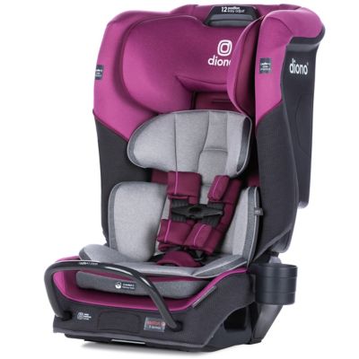Diono radian&reg; 3QX Ultimate 3 Across All-in-One Convertible Car Seat in Plum