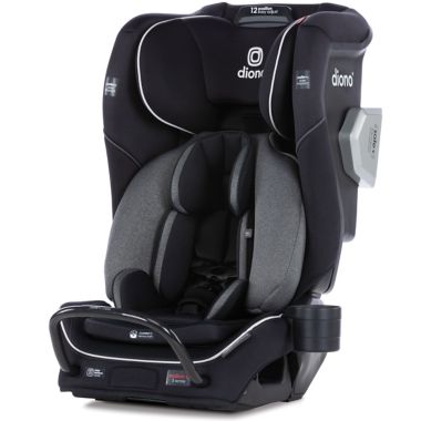 Diono&reg; radian&reg; 3QXT Ultimate 3 Across All-in-One Convertible Car Seat in Black. View a larger version of this product image.