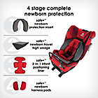 Alternate image 1 for Diono&reg; radian&reg; 3QXT Ultimate 3 Across All-in-One Convertible Car Seat in Red