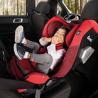 Diono&reg; radian&reg; 3QXT Ultimate 3 Across All-in-One Convertible Car Seat in Red. View a larger version of this product image.
