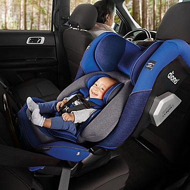 Diono&reg; radian&reg; 3QXT Ultimate 3 Across All-in-One Convertible Car Seat in Blue. View a larger version of this product image.