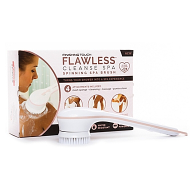 Finishing Touch® Flawless® Cleanse Spa Spinning Spa Brush | Bed Bath &  Beyond