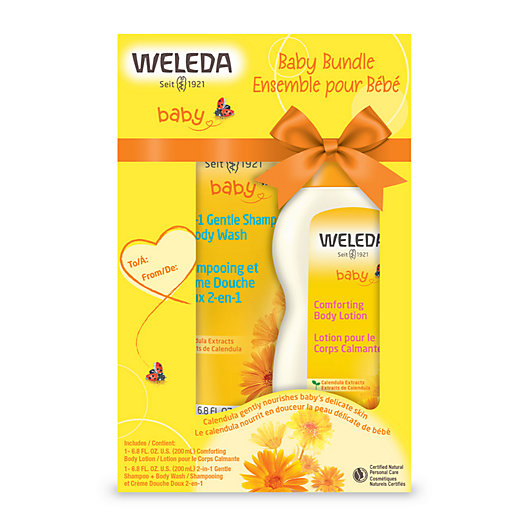 Alternate image 1 for Weleda 2-Piece Baby Bundle Body Lotion and Shampoo Set