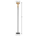 Alternate image 6 for Adjustable Torchiere Floor Lamp in Gold