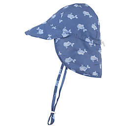 Hudson Baby® Whale Sun Protection Hat in Blue