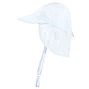 Hudson Baby&reg; Blue Stripe Sun Protection Hat