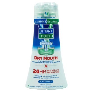 Smart Mouth&trade; 16 fl. oz. Rehydrating Dry Mouth Oral Rinse in Soothing Mint. View a larger version of this product image.