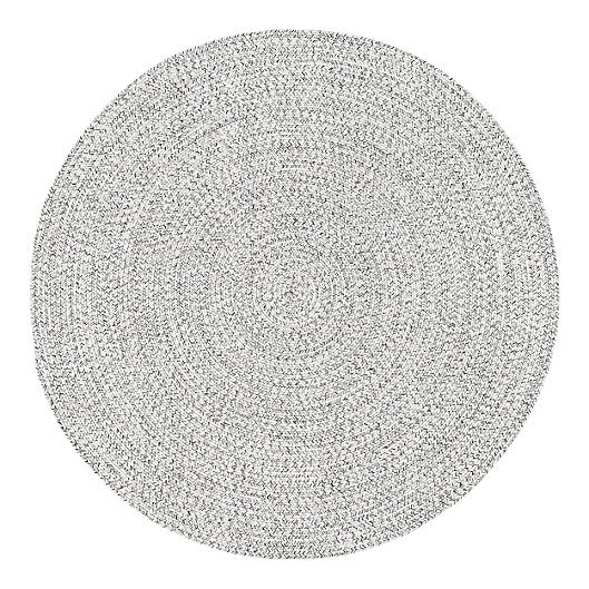 Alternate image 1 for nuLOOM Wynn Braided 5' Round Indoor/Outdoor Area Rug in Off White