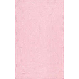 nuLOOM Wynn Braided 6' x 9' Indoor/Outdoor Area Rug in Pink