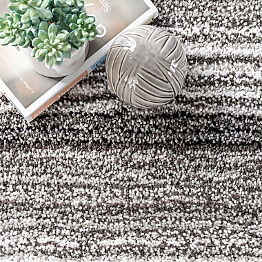 nuLOOM Drey Ombre 10&#39; x 14&#39; Shag Runner in Grey/Multicolor. View a larger version of this product image.