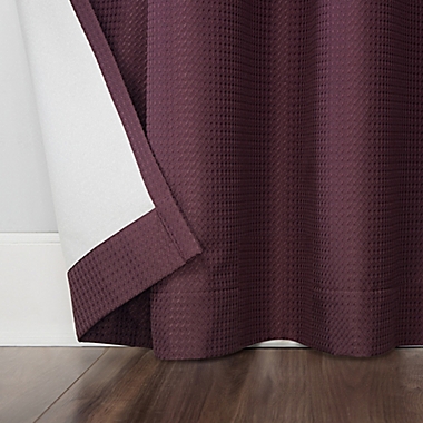 Sun Zero&reg; Array Draft Shield Fleece Blackout 96-Inch Curtain Panel in Blackberry (Single). View a larger version of this product image.