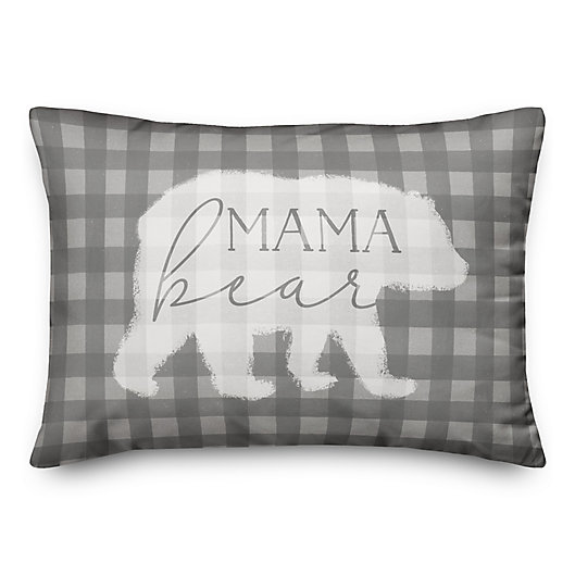 18x18 Mama Bear Floral Beautiful Version 4 Gift Throw Pillow Multicolor 