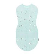 Happiest Baby Planets Sleepea Organic Cotton Swaddle in Blue/Green