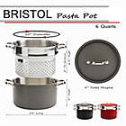 Alternate image 5 for Denmark Bristol Stainless Steel 3-Piece Pasta Pot Set in Grey