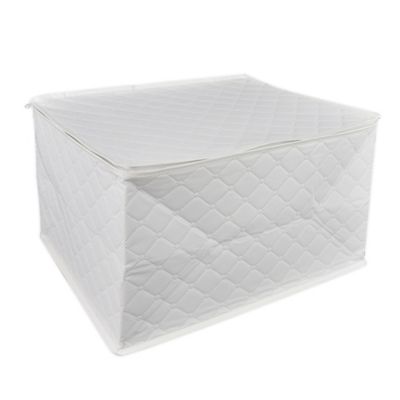 Simply Essential&trade; Quilted Stemware Storage Set in White