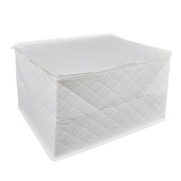 Simply Essential™ Quilted Stemware Storage Set in White