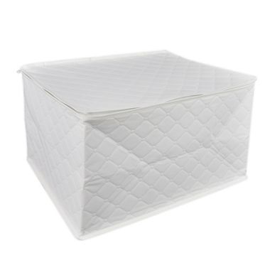 Simply Essential&trade; Quilted Stemware Storage Set in White. View a larger version of this product image.