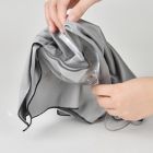 Alternate image 1 for Simply Essential&trade; Microfiber Polishing Cloth in Grey