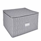 Alternate image 0 for Our Table&trade; Quilted Stemware Storage Case in Grey