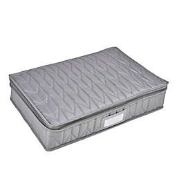 Our Table™ Quilted Flatware Storage Case in Grey