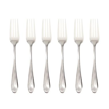 Simply Essential&trade; Stainless Steel Mirror Dinner Fork (Set of 6). View a larger version of this product image.