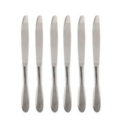 Simply Essential&trade; Stainless Steel Mirror Dinner Knife (Set of 6)
