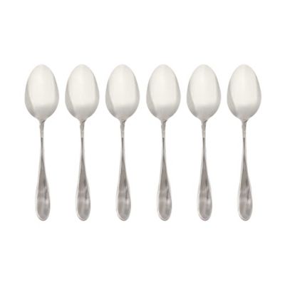WEDGWOOD SLOAN SQUARE PATTERN STAINLESS SOUP SPOON 7 1/8" DINNER FLATWARE 