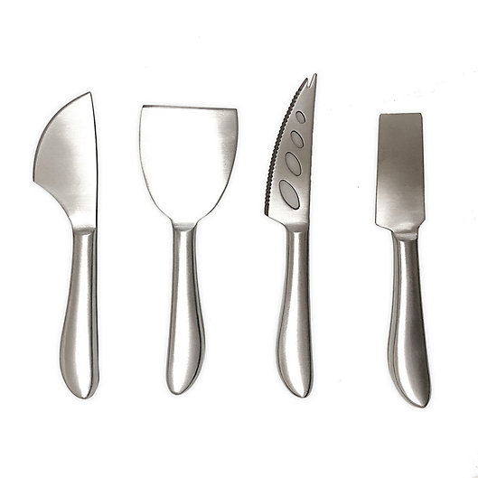 Set of 4 Stainless Steel Cheese Spreader