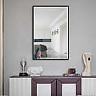 Alternate image 1 for Neutype 38-Inch x 26-Inch Rectangular Vanity Mirror in Black