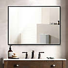 Alternate image 1 for Neutype 40-Inch x 30-Inch Rectangular Vanity Mirror in Black