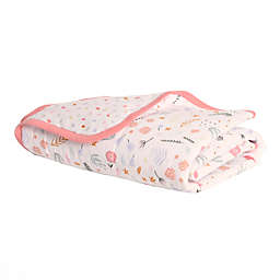 Baby's First by Nemcor Quilted Floral Cotton Blanket