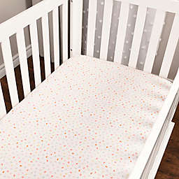 Baby's First by Nemcor Dots Cotton Jersey Fitted Crib Sheet