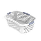 Alternate image 0 for Simply Essential&trade; Hip Hugger Laundry Basket in White/Grey