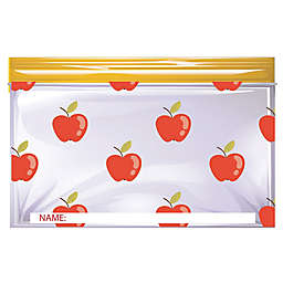 School Bus Apple Plastic Snack Bag