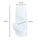 Alternate image 2 for 3M Command&trade; Jumbo Hook in White
