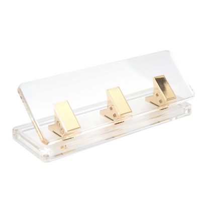 RUSSELL + HAZEL Acrylic Mini Three Hole Punch
